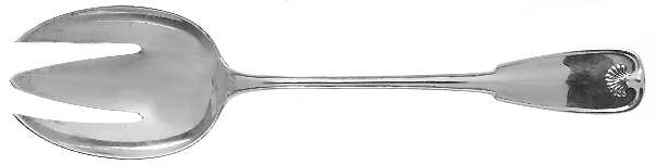 Palm (Sterling, 1871) Vegetable Serving Fork Solid  HC