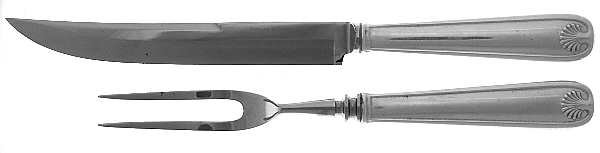 Palm (Sterling, 1871) Small Stainless Blade 2-Piece Steak Carving Set