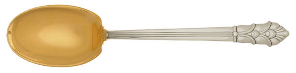 Palmette (Sterling, 1947) Solid Salad Serving Spoon