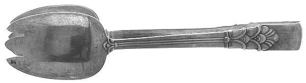 Palmette (Sterling, 1947) Large Ice Serving Tongs