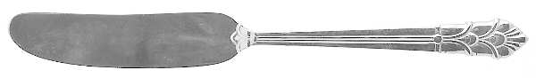 Palmette (Sterling, 1947) Flat Handle Butter Spreader