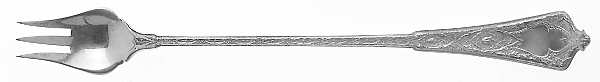 Persian (Sterling, 1872) Oyster Fork