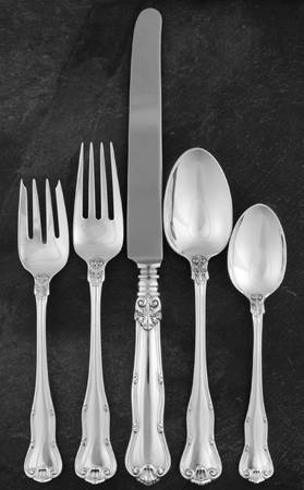 Provence (Sterling, 1961, No Monograms) 5 Piece Dinner Size Setting