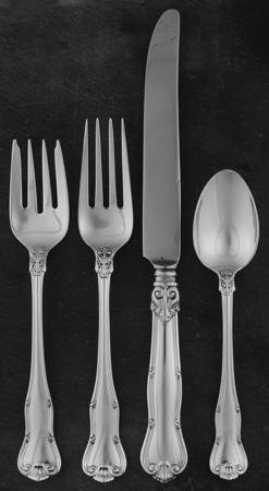 Provence (Sterling, 1961, No Monograms) 4 Piece Place Size Setting