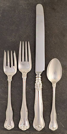 Provence (Sterling, 1961, No Monograms) 4 Piece Dinner Size Setting