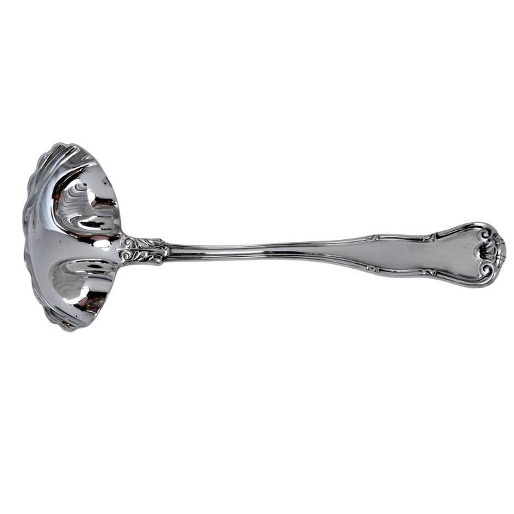 Provence (Sterling, 1961, No Monograms) Gravy Ladle with Hemispherical Bowl