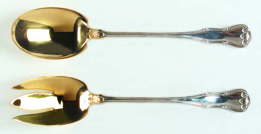 Provence (Sterling, 1961, No Monograms) (2 Pc) Solid Salad Set