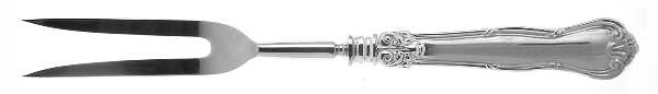 Provence (Sterling, 1961, No Monograms) Large Stainless-Prong Roast Carving Fork