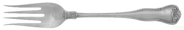 Provence (Sterling, 1961, No Monograms) Medium Solid Cold Meat Serving Fork