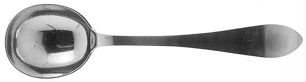 Queen Anne (Sterling, 1870) Round Bowl Soup Spoon (Gumbo)