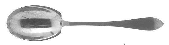 Queen Anne (Sterling, 1870) Preserve Spoon