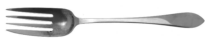 Queen Anne (Sterling, 1870) Pastry Fork