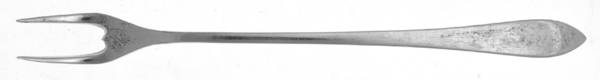 Queen Anne (Sterling, 1870) Two-Tine Butter Pick