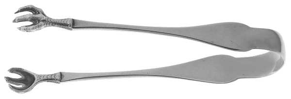 Queen Anne (Sterling, 1870) Large Sugar Tongs W/Claw Tips