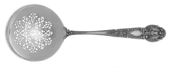 Renaissance (Sterling, 1905) Large Pierced Pea Serving Spoon