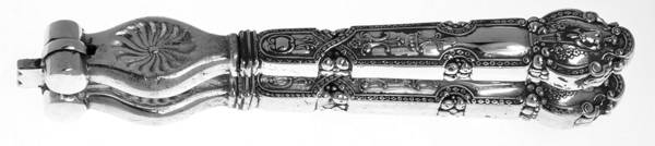 Renaissance (Sterling, 1905) Silverplate Grip Nut Cracker