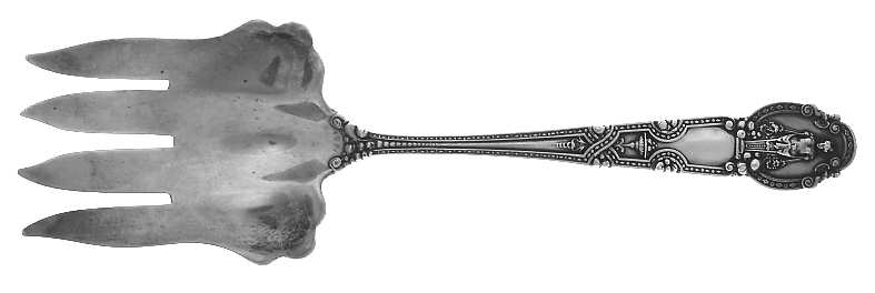 Renaissance (Sterling, 1905) Large Solid Fish Serving Fork