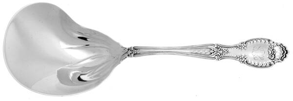 Richelieu (Sterling, 1892, No Monograms) Berry Casserole Spoon w/Kidney Bowl