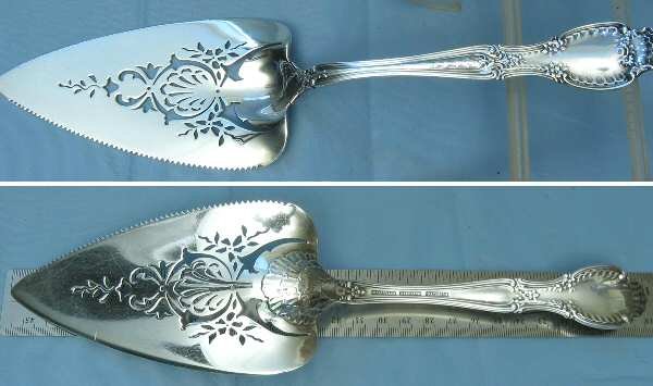 Richelieu (Sterling, 1892, No Monograms) Pierced Solid Pastry Server