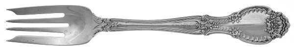 Richelieu (Sterling, 1892, No Monograms) Dessert Fork