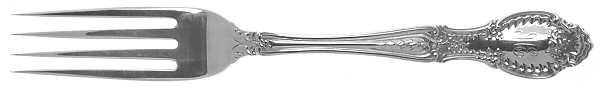 Richelieu (Sterling, 1892, No Monograms) Solid Youth Tea Fork