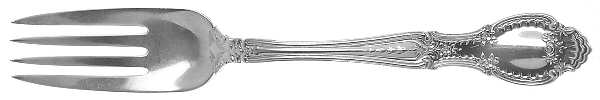 Richelieu (Sterling, 1892, No Monograms) Pastry Fork