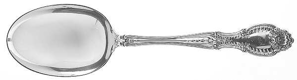 Richelieu (Sterling, 1892, No Monograms) Vegetable Serving Spoon (Solid)
