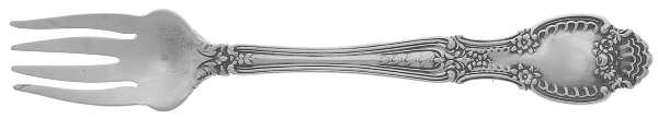 Richelieu (Sterling, 1892, No Monograms) Individual Old Style Solid Fish Fork