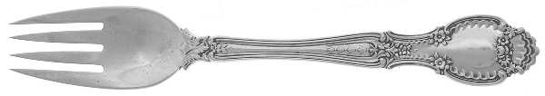 Richelieu (Sterling, 1892, No Monograms) Individual Solid Fish Fork