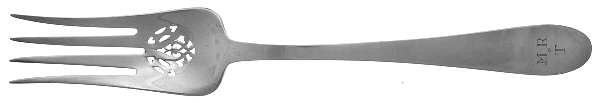 Salem (Sterling, 1956) Medium Solid Cold Meat Serving Fork