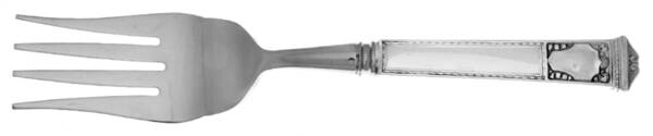 San Lorenzo (Sterling, 1916) Cold Meat Fork Large, Stainless Tines HC