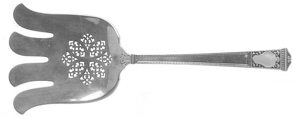 San Lorenzo (Sterling, 1916) Large Solid Asparagus Serving Fork
