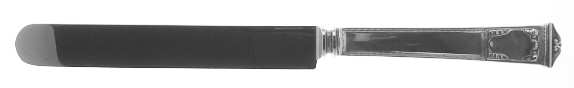 San Lorenzo (Sterling, 1916) Blunt Hollow Knife with Bolster