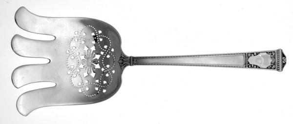 San Lorenzo (Sterling, 1916) Large Solid Asparagus Serving Fork