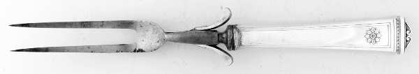 San Lorenzo (Sterling, 1916) Large Stainless-Prong Roast Carving Fork