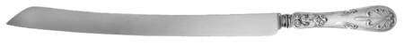 Saratoga (Sterling, 1870, No Monograms) Wedding Cake Knife with Stainless Blade HC
