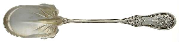 Saratoga (Sterling, 1870, No Monograms) Oversize Solid Salad Serving Spoon
