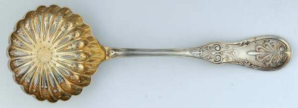 Saratoga (Sterling, 1870, No Monograms) Large Oversize Sugar Sifter