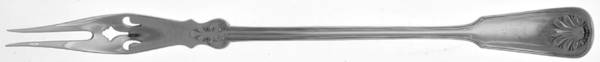 Shell & Thread (Sterling, 1905, No Monograms) Olive Fork