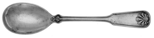 Shell & Thread (Sterling, 1905, No Monograms) Egg Spoon