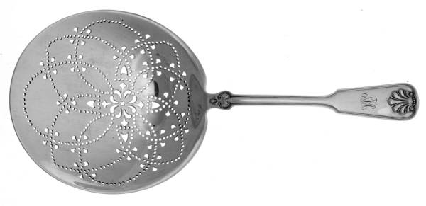 Shell & Thread (Sterling, 1905, No Monograms) Pierced Saratoga Chips Server