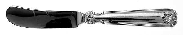 Shell & Thread (Sterling, 1905, No Monograms) Butter Spreader Hollow Hdl-Paddle/Stainless Blade