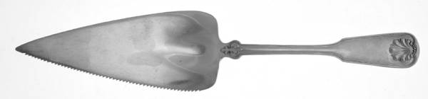 Shell & Thread (Sterling, 1905, No Monograms) Solid Pastry Server