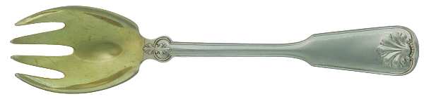 Shell & Thread (Sterling, 1905, No Monograms) Ice Cream Fork