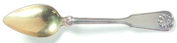 Shell & Thread (Sterling, 1905, No Monograms) Fruit/Orange Spoon