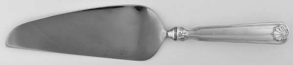 Shell & Thread (Sterling, 1905, No Monograms) Pie and Cake Server with Stainless Blade