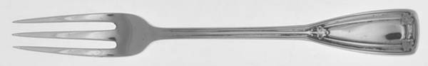 St. Dunstan (Sterling, 1909, No Monograms) Strawberry Fork