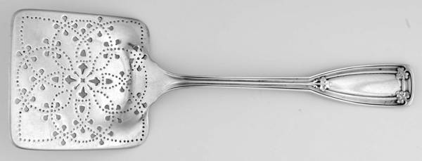 St. Dunstan (Sterling, 1909, No Monograms) Solid Pierced Waffle Server