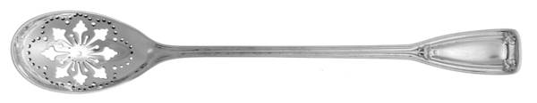 St. Dunstan (Sterling, 1909, No Monograms) Pierced Bowl Short Handle Olive Spoon