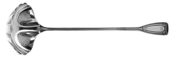 St. Dunstan (Sterling, 1909, No Monograms) Gravy Ladle with Hemispherical Bowl